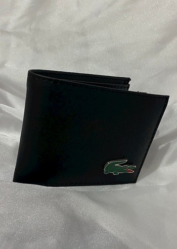 Lacoste Siyah Yılan Desenli Erkek çüzdan - Görsel 2