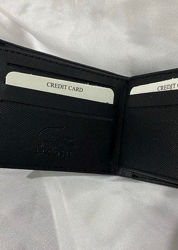 Lacoste Siyah Yılan Desenli Erkek çüzdan - Görsel 4