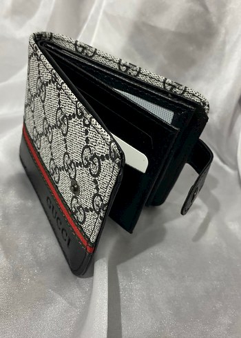 Siyah Baskılı Gucci Erkek Cüzdan - Görsel 4