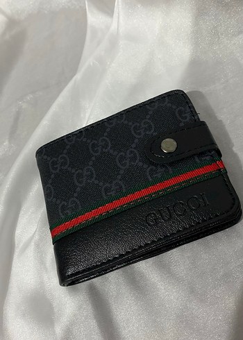 Siyah Gucci Baskılı Erkek Cüzdan - Görsel 4