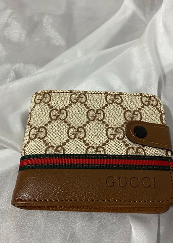 Kahverengi Gucci Desenli Erkek Cüzdanı - Görsel 5