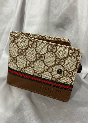 Kahverengi Gucci Desenli Erkek Cüzdanı - Görsel 3