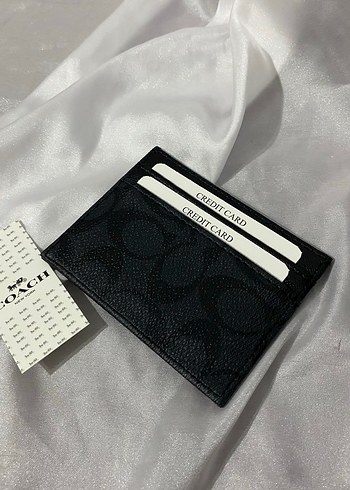 Coach Kadın Deri Kartlık Siyah - Görsel 3