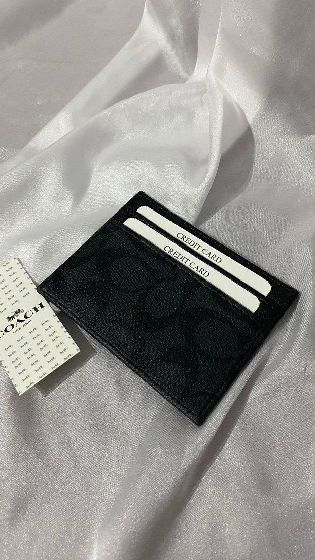 Coach Kadın Deri Kartlık Siyah - Görsel 3