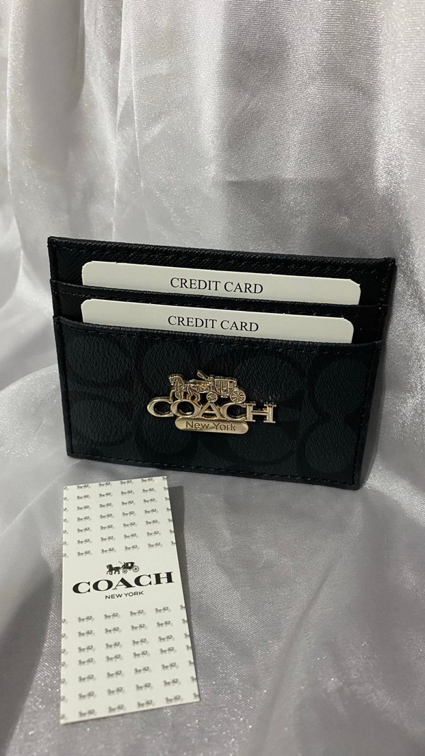 Coach Kadın Deri Kartlık Siyah - Görsel 2