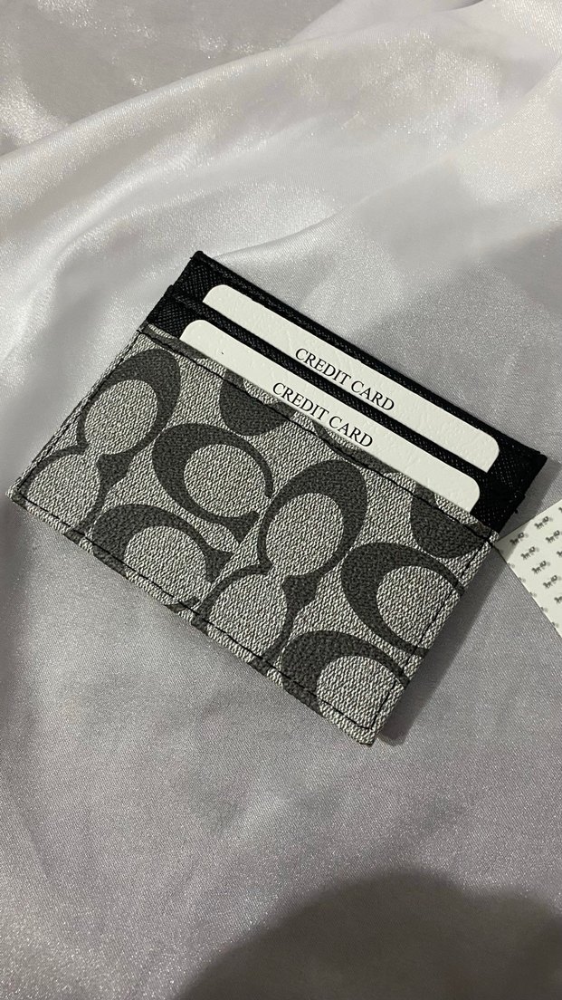 Gri Desenli Deri Kadın Cüzdanı - Görsel 3
