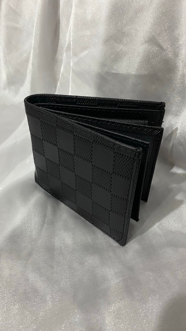 Klasik Siyah Kareli Erkek Cüzdanı - Görsel 3
