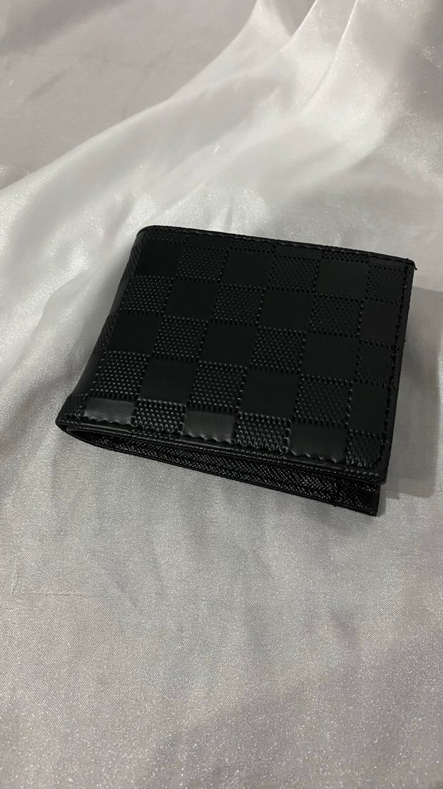 Klasik Siyah Kareli Erkek Cüzdanı - Görsel 2