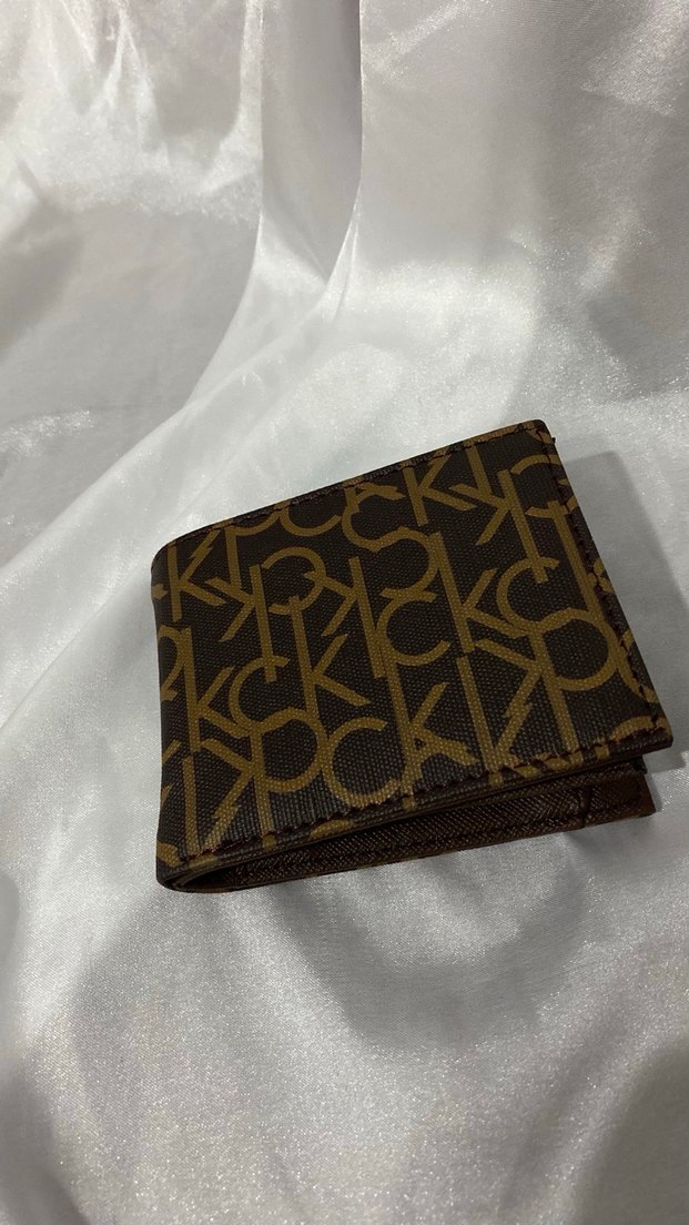 Kahverengi Baskılı Erkek Cüzdanı - Görsel 2