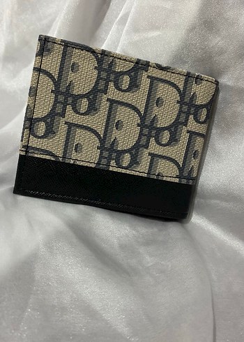 Christian Dior Erkek Gri Baskılı Cüzdan - Görsel 2