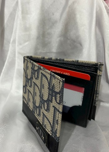 Christian Dior Erkek Gri Baskılı Cüzdan - Görsel 4