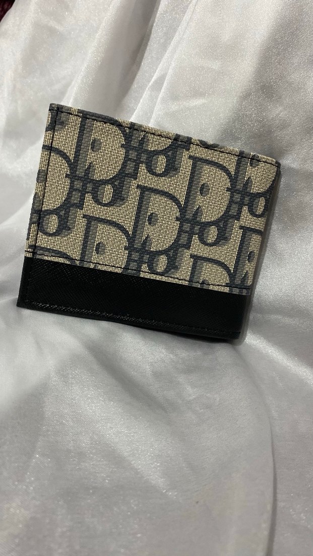 Christian Dior Erkek Gri Baskılı Cüzdan - Görsel 2