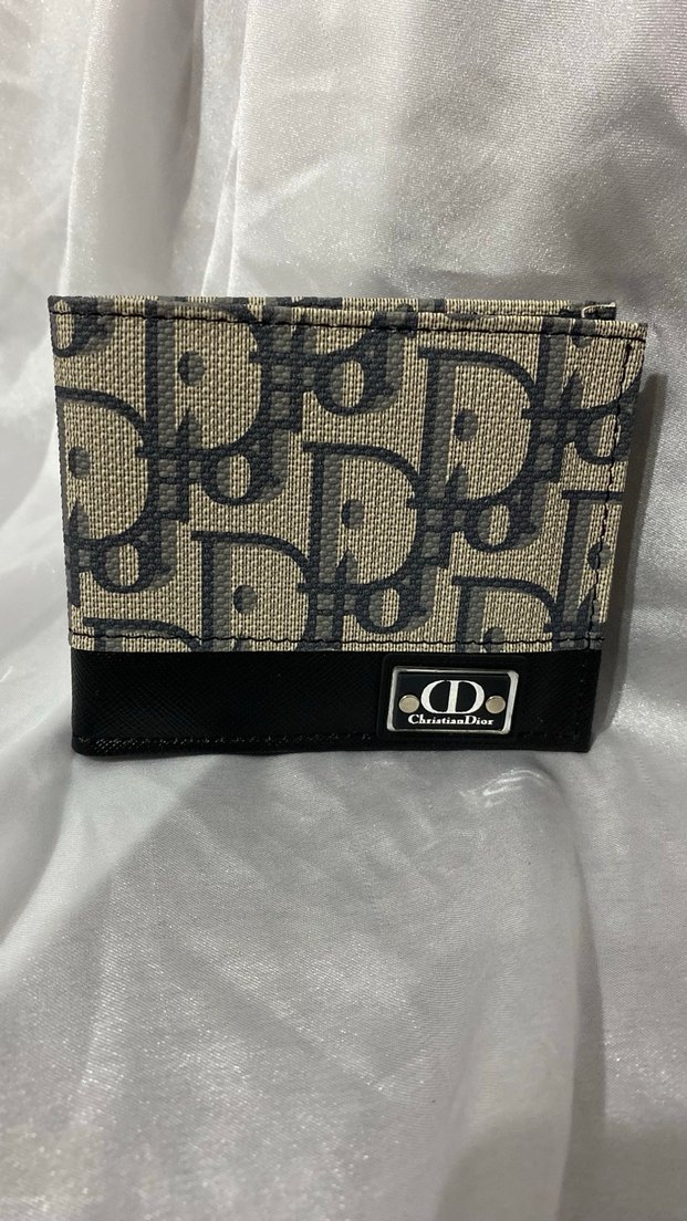 Christian Dior Erkek Gri Baskılı Cüzdan - Görsel 3