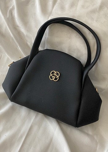 Klasik Siyah Deri Kadın Çanta - Görsel 2