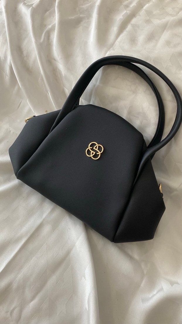 Klasik Siyah Deri Kadın Çanta - Görsel 3