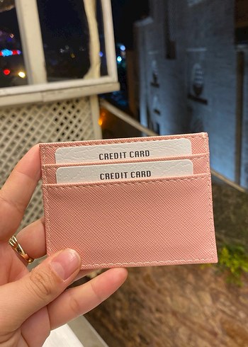 Pembe Deri Kadın Cüzdanı - Görsel 3