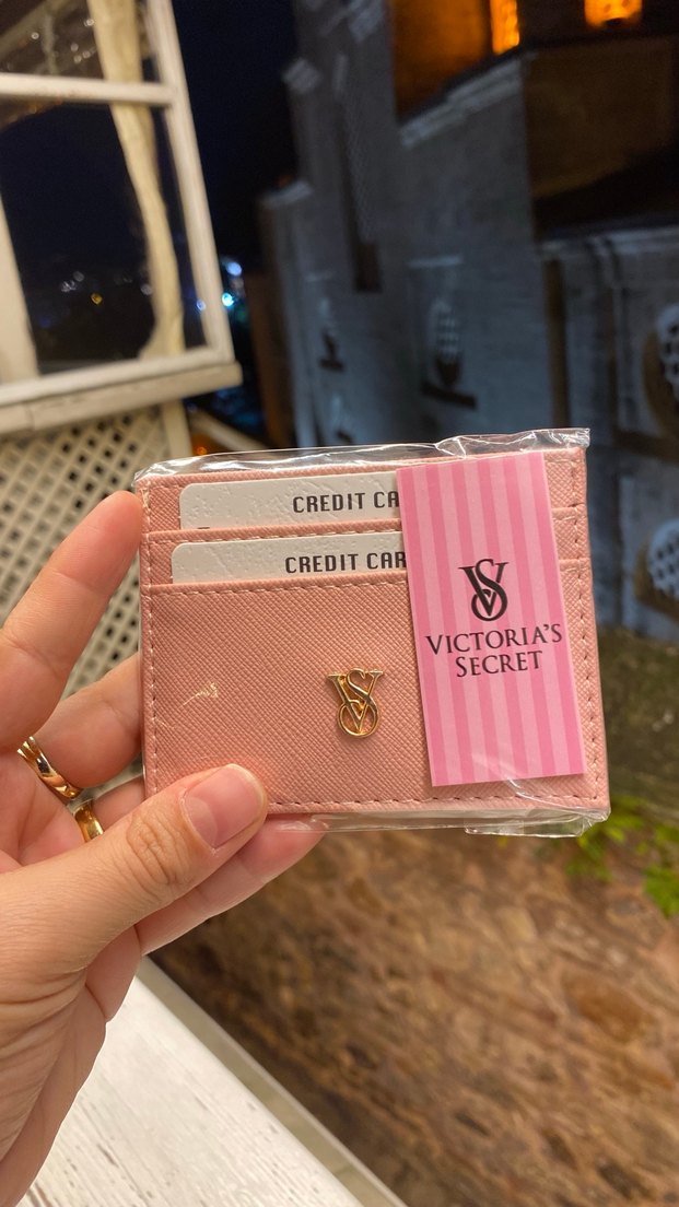 Pembe Deri Kadın Cüzdanı - Görsel 4