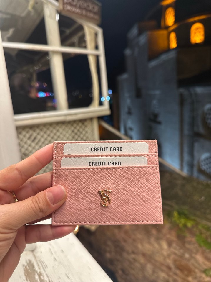 Pembe Deri Kadın Cüzdanı - Görsel 2