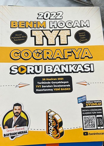 2022 Benim Hocam TYT Coğrafya Soru Bankası