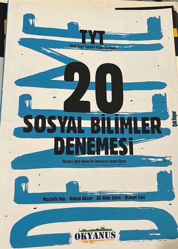 20 Sosyal Bilimler Denemesi - Okyanus