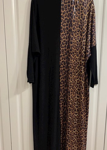 Kadın Leopar Desenli Uzun Tunik - Görsel 3