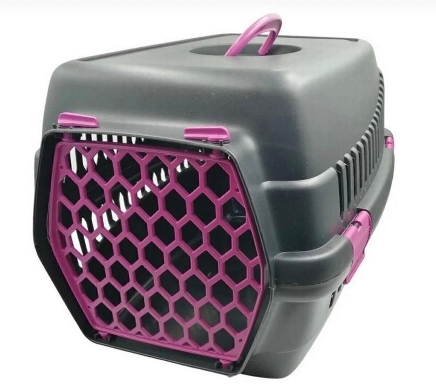 siyah kedi/köpek taşıma Kabı - Görsel 3