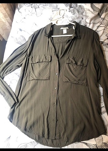 H&M haki gömlek