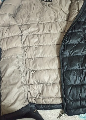 Yüksek Yakalı Siyah Kadın Şişme Yelek - Görsel 7