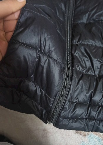 Yüksek Yakalı Siyah Kadın Şişme Yelek - Görsel 9