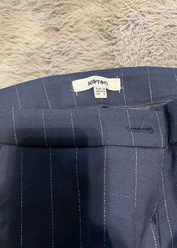 Koton Lacivert kumaş pantolon