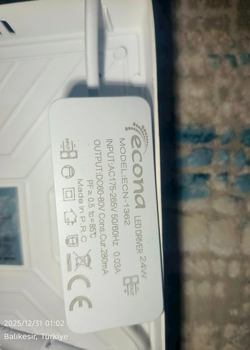 siva üstü LED lamba - Görsel 4