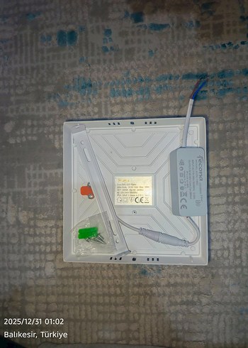 siva üstü LED lamba - Görsel 3