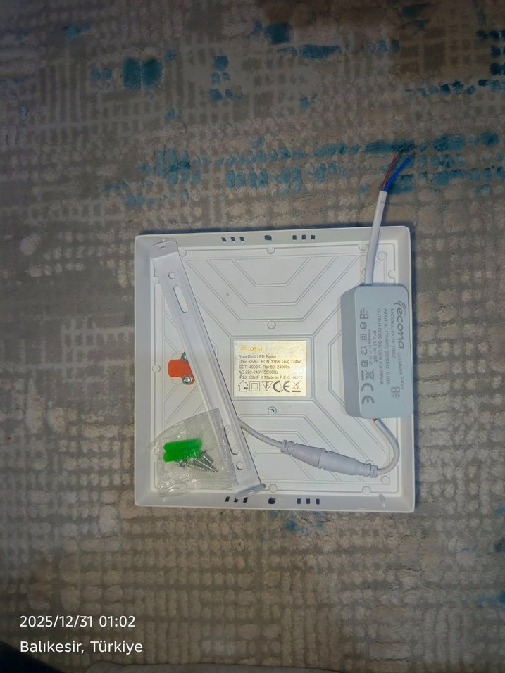 siva üstü LED lamba - Görsel 3