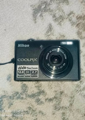 Nikon COOLPIX 12MP Dijital Kamera Siyah - Görsel 2