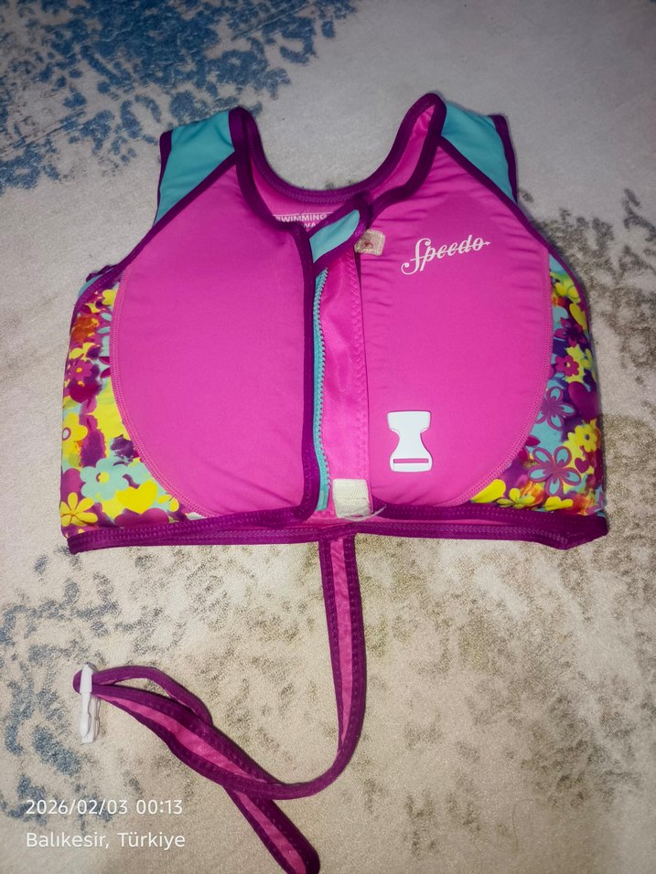 Çocuklar için renkli pembe yüzme yeleği SPEEDO - Görsel 5