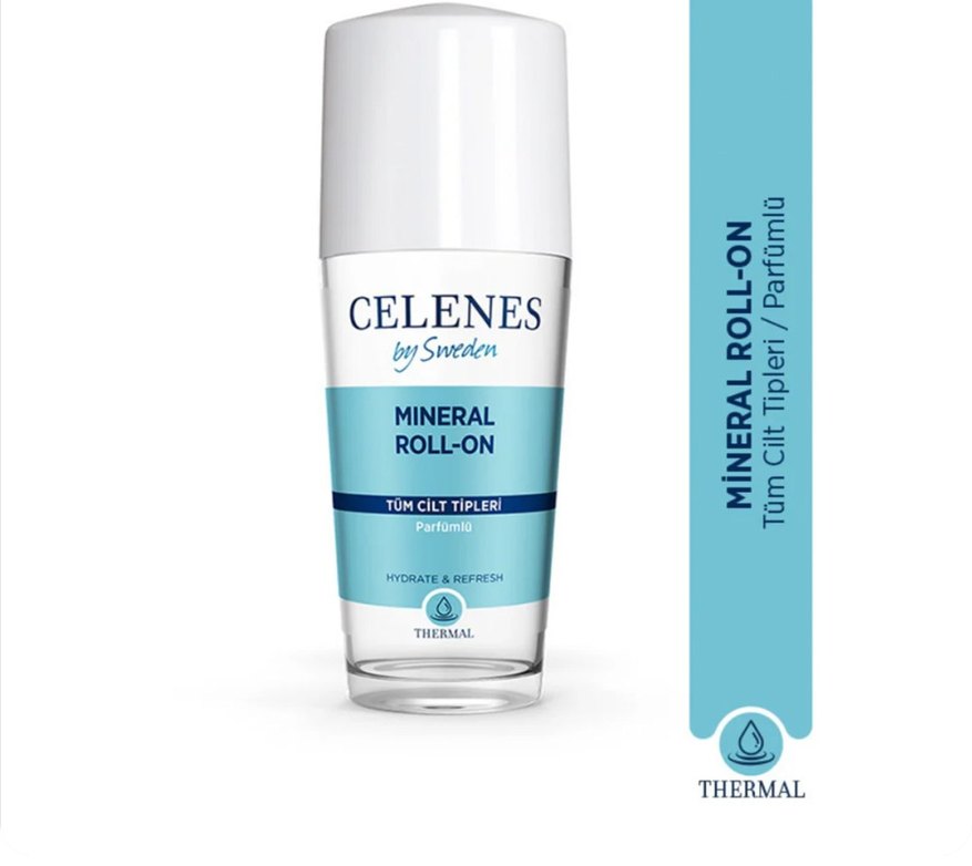 Celenes Mineral Roll-On Kadın Deodorant - Görsel 3