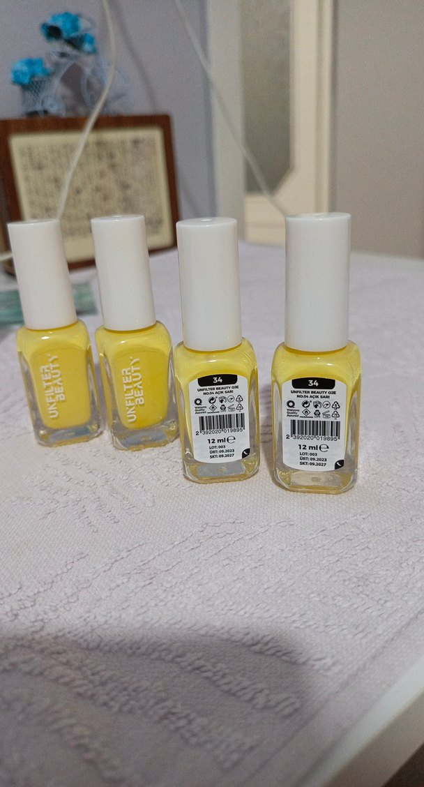 Kadin oje Acik sari - Görsel 3