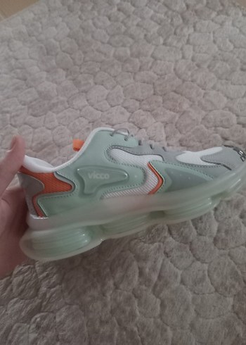 31 Beden çeşitli Renk Pastel Renkli Bağcıklı kiz cocuk Spor Ayakkabı oricinal vicco
