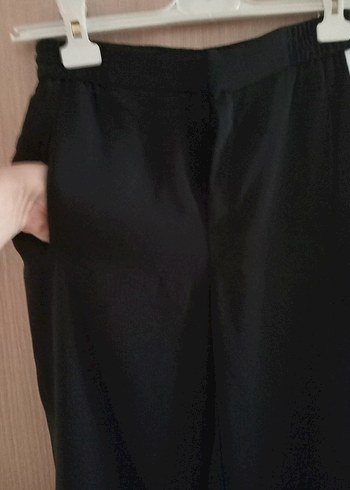 m Beden siyah Renk zara marka sifir Siyah Regular Fit Kadın Kumaş Pantolon m.l