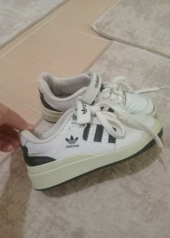 Adidas Beyaz Gri Platform Spor Ayakkabı