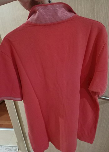 l/xl Beden Pembe Düğmeli Erkek Polo Tişört Hatemoglu marka sifir gibi