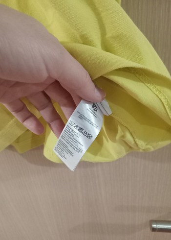 l/xl Beden sarı Renk Sarı Erkek Polo Yaka Tişört