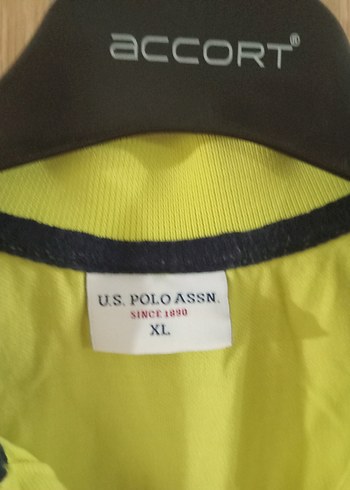l/xl Beden Sarı Erkek Polo Yaka Tişört