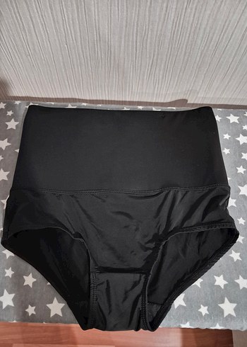 Siyah, Velcro Detaylı ful likrali yüksek bel. korseli - Görsel 2