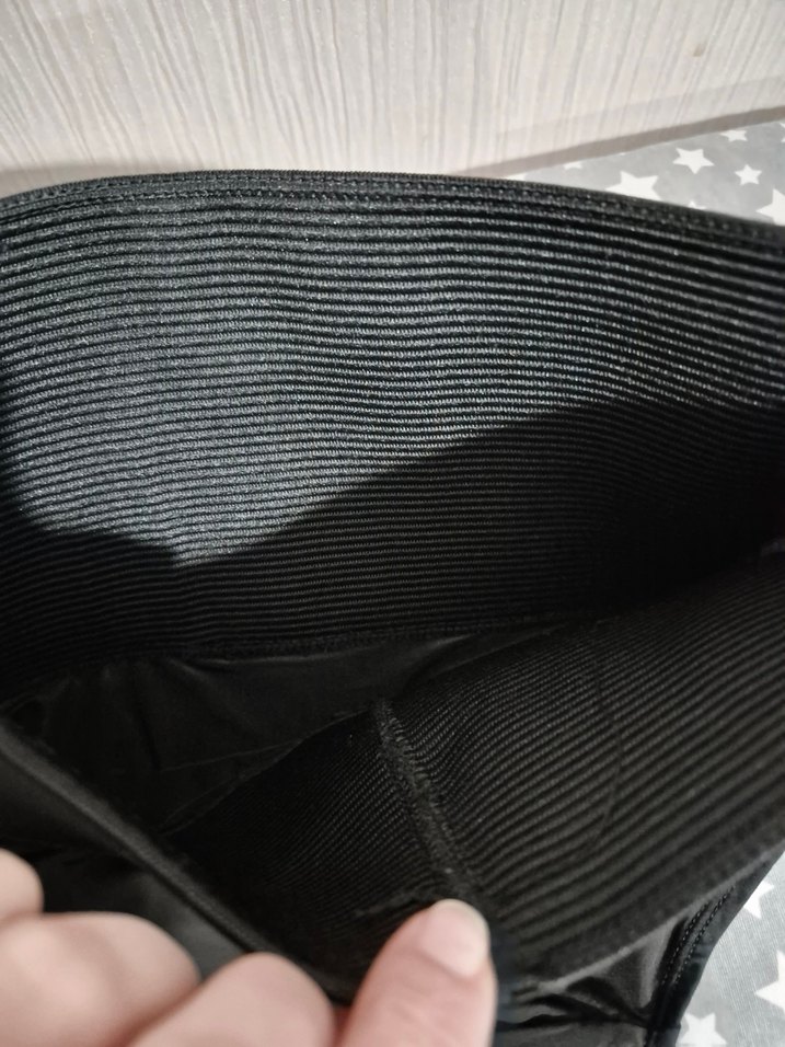 Siyah, Velcro Detaylı ful likrali yüksek bel. korseli - Görsel 4