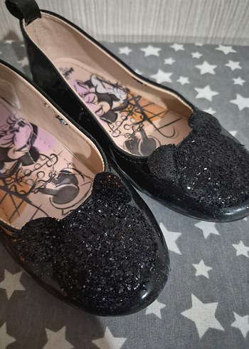 Kız Çocuk Parlak Siyah Gotik Babet - Görsel 4