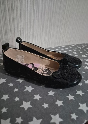 Kız Çocuk Parlak Siyah Gotik Babet - Görsel 5