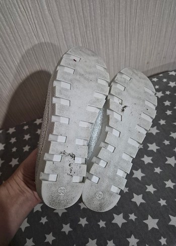 Parlak Taşlı Renkli Dolgu Topuklu  Babet 33. - Görsel 2