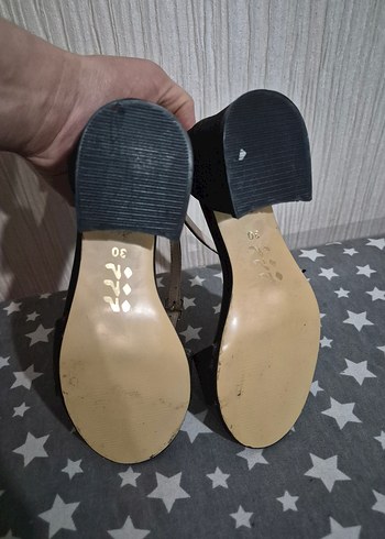 Siyah Tokalı Blok Topuklu Kız Çocuk Ayakkabı  30 sifir - Görsel 7