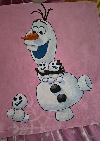 Pembe Baskılı Çocuk yastık kılıfı - Görsel 2